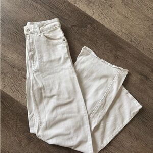 Divided White Flare & Wide Leg Jeans